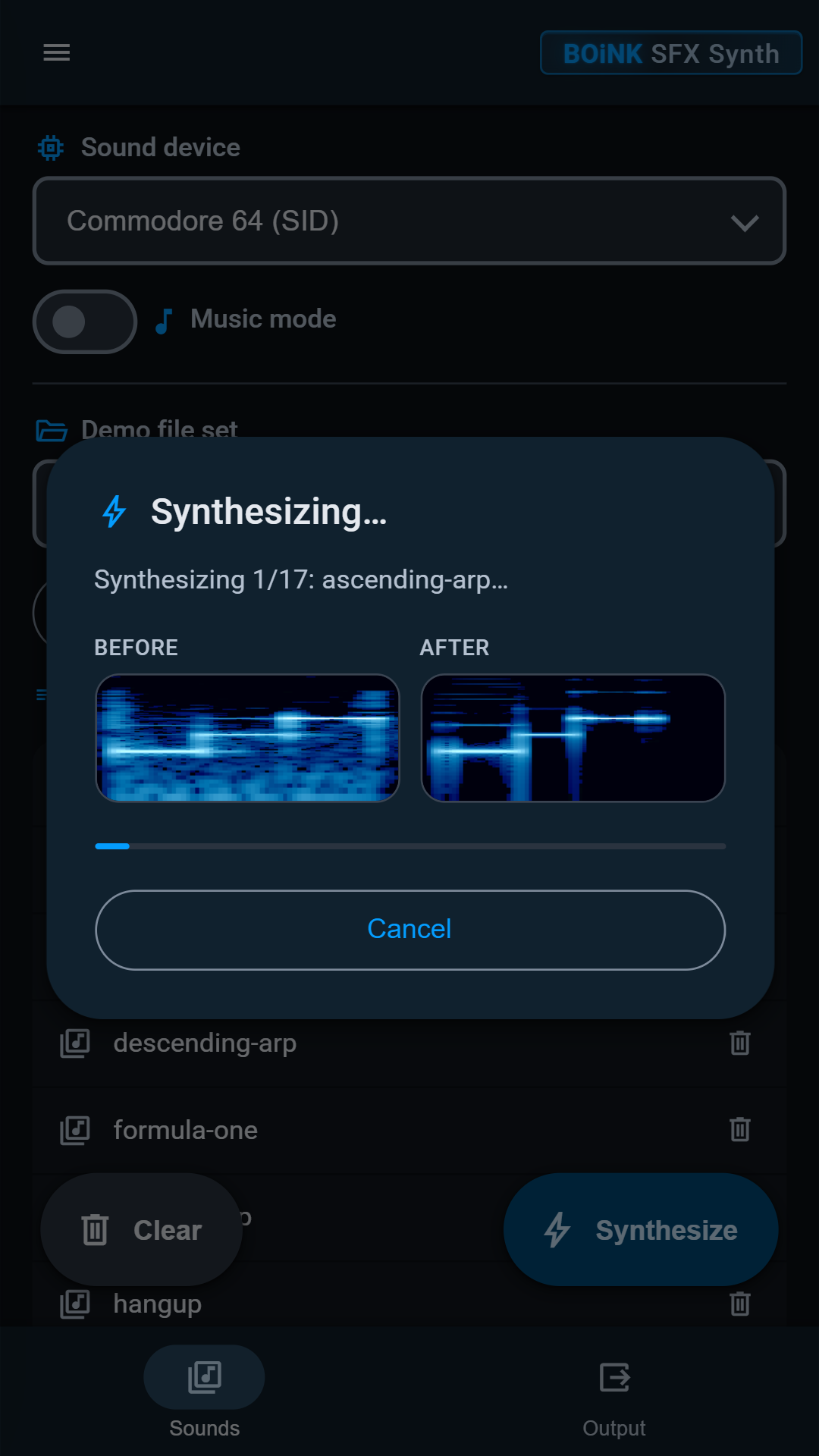 BOiNK SFX Synth screenshot 3