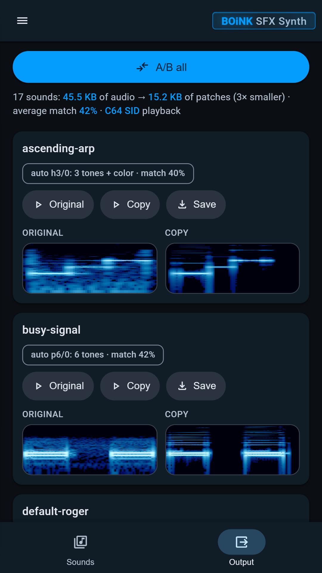BOiNK SFX Synth screenshot 4