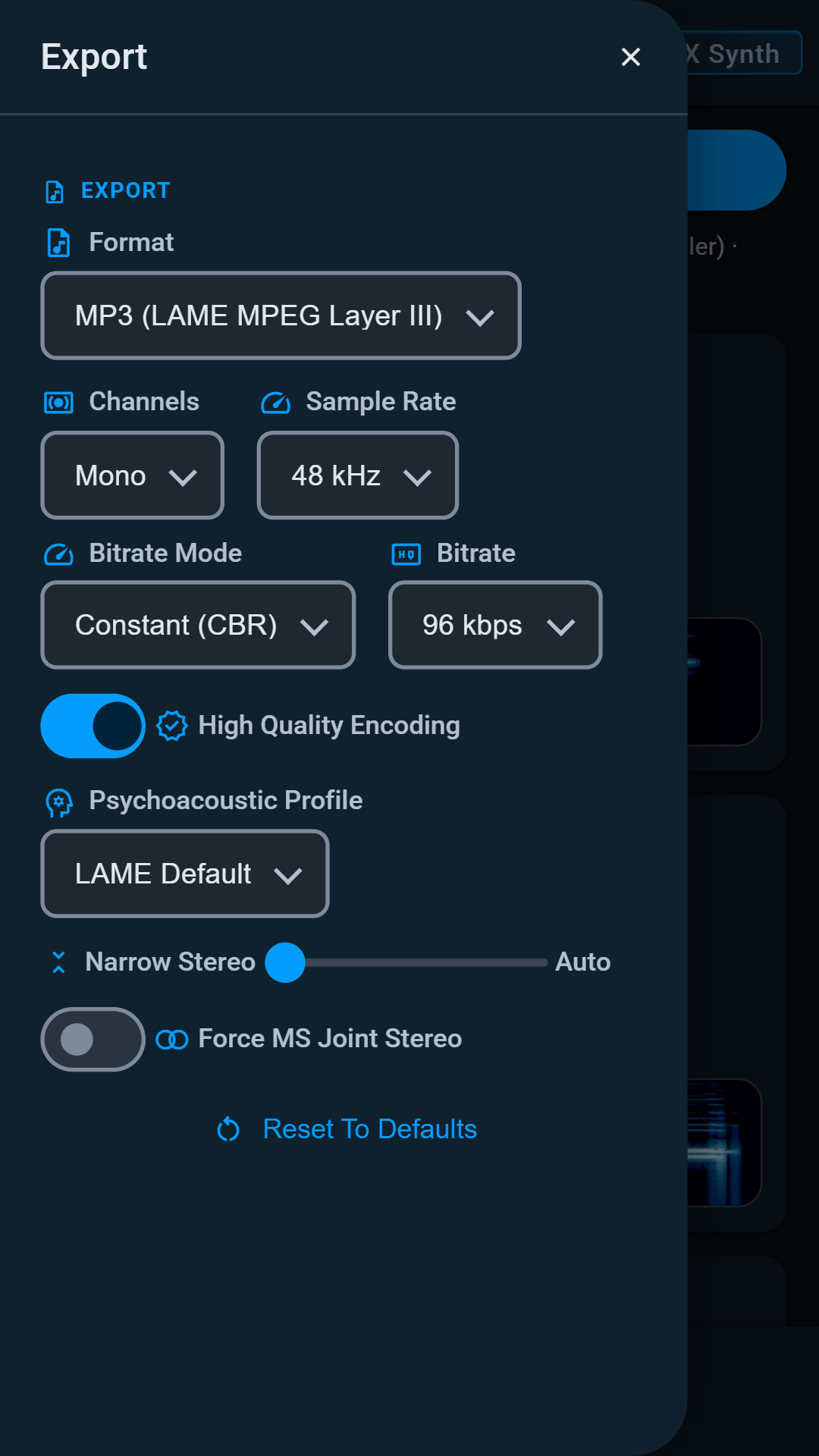 BOiNK SFX Synth screenshot 5