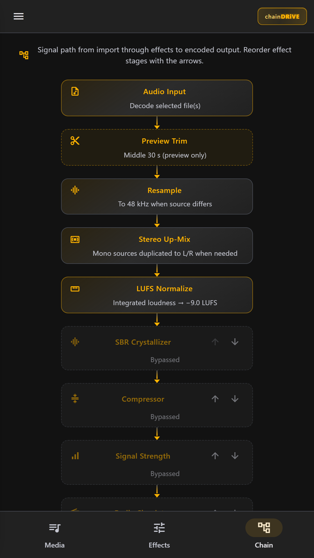 chainDRiVE screenshot 4