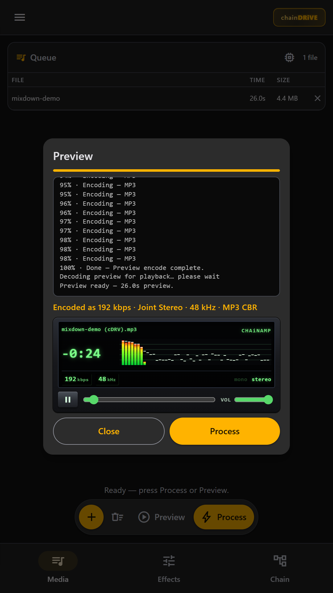chainDRiVE screenshot 5