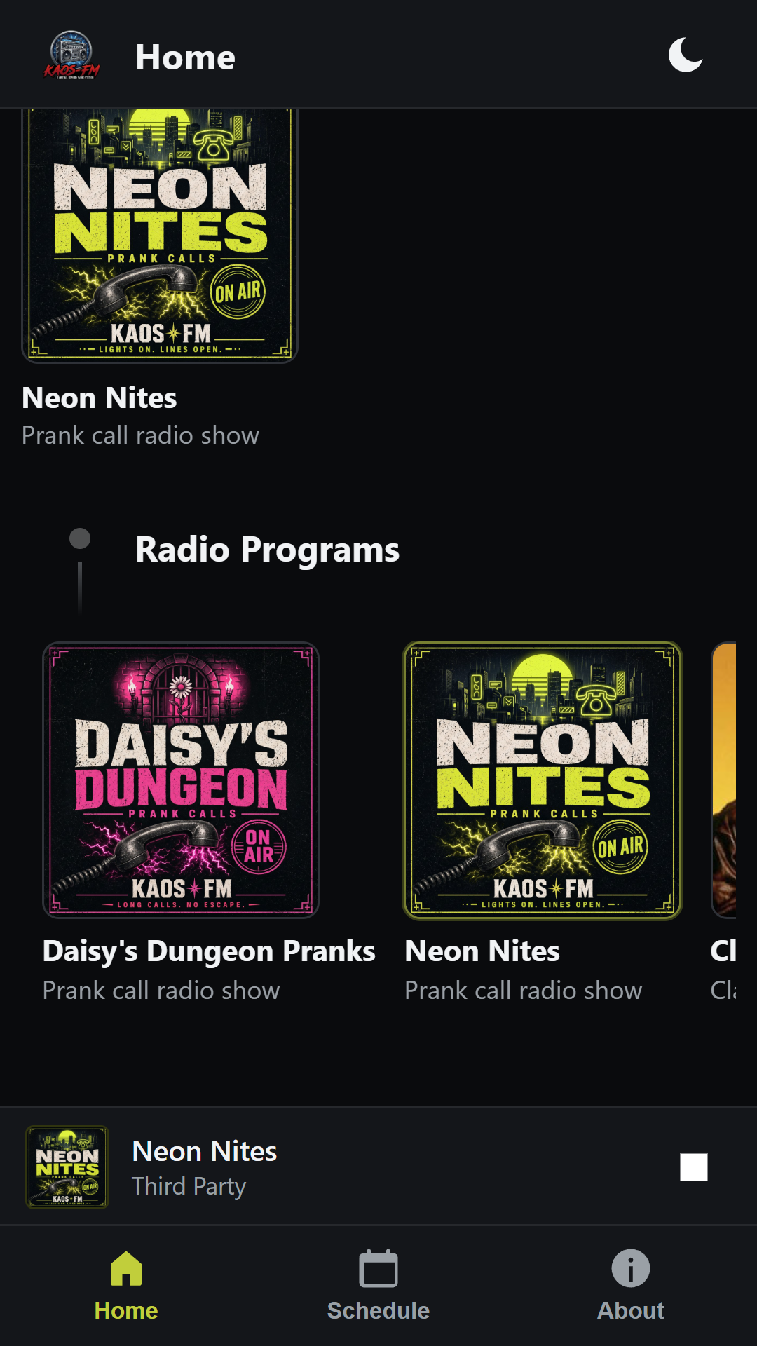 KAOS-FM: Prank & Comedy Radio screenshot 2