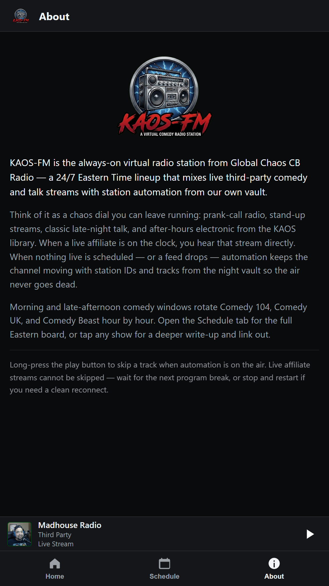 About KAOS-FM