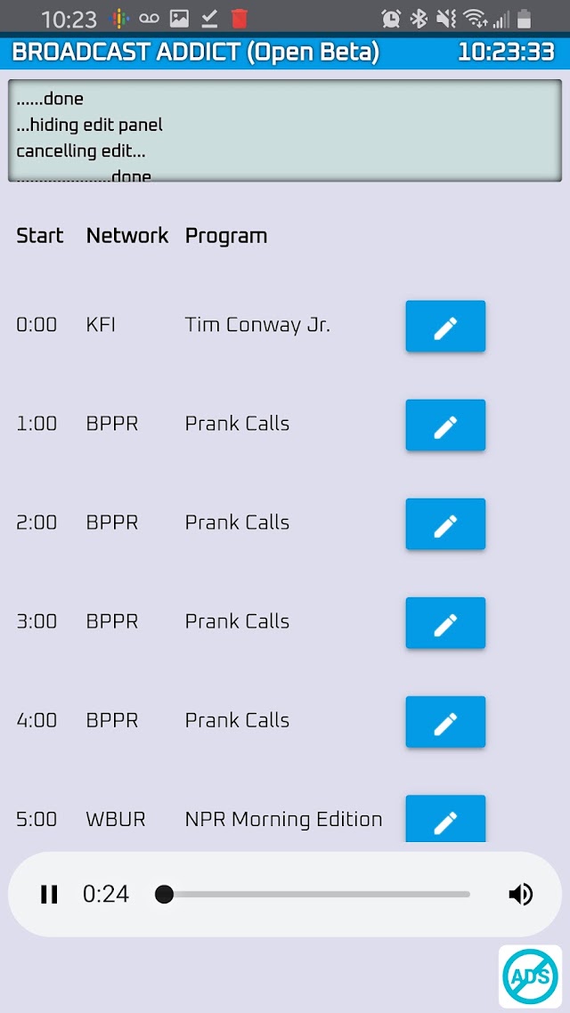 Broadcast Addict screenshot 1